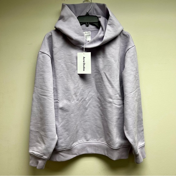 Acne Studios - Tag Logo Hoodie - Lavender Purple - Size L - New - Picture 2 of 4